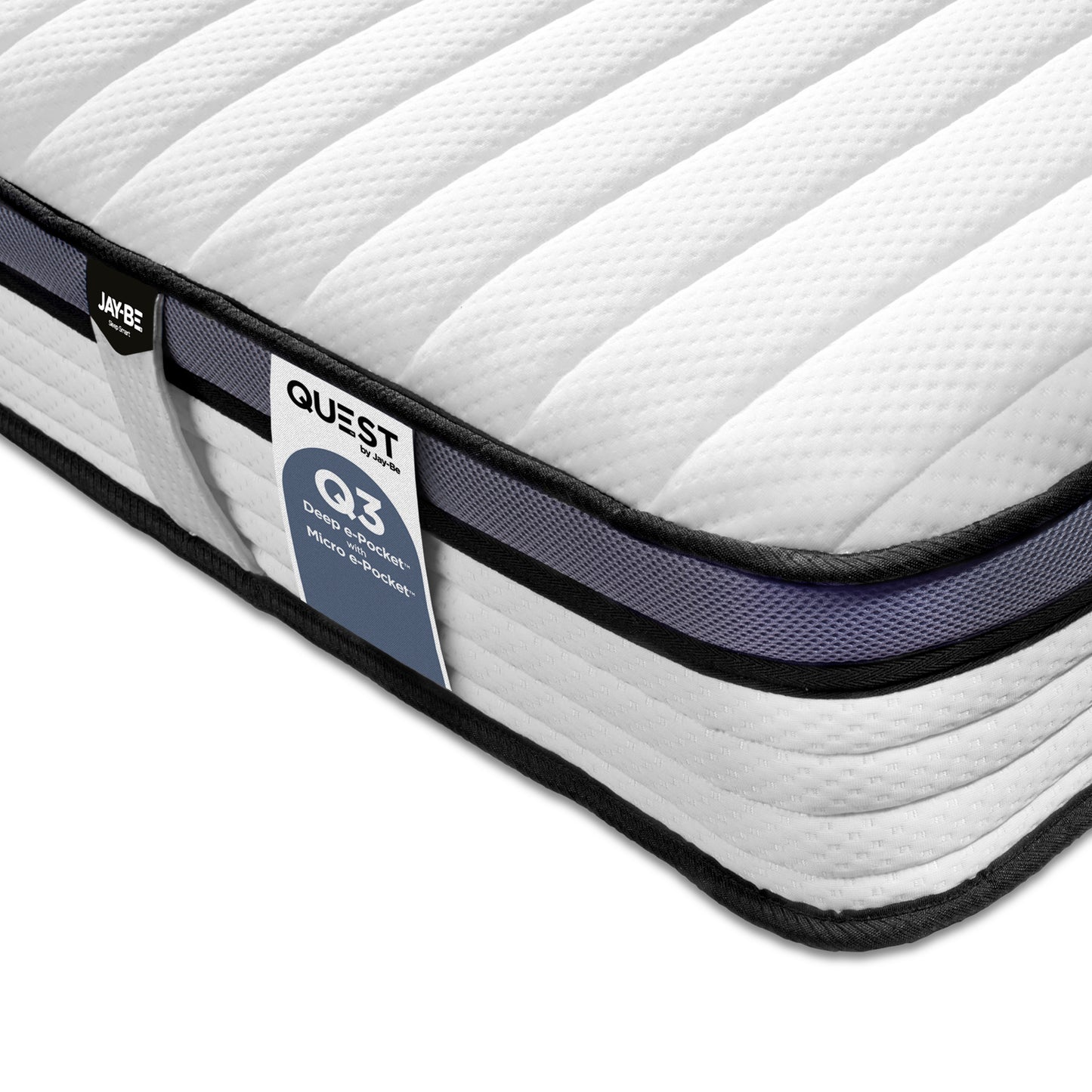 Jay-Be QUEST  Q3 Hybrid e-Pocket  Eco-Friendly Children's Mattress