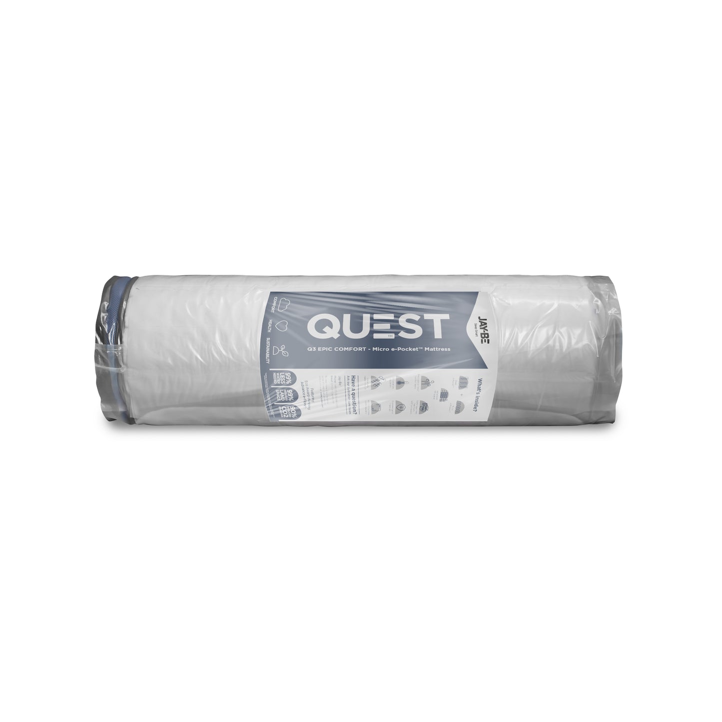 Jay-Be QUEST  Q3 Hybrid e-Pocket  Eco-Friendly Children's Mattress