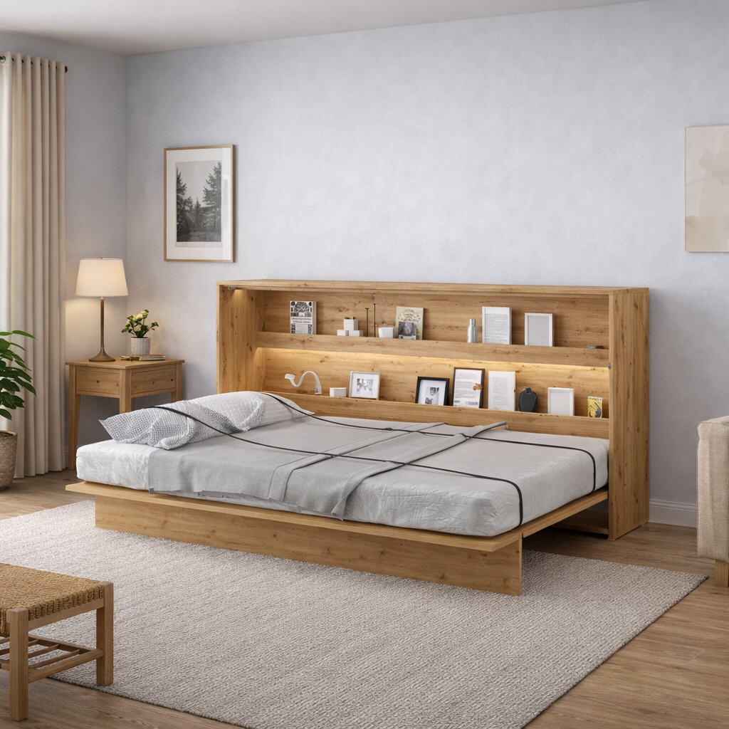 BC-04 Horizontal Wall Bed Concept 140cm