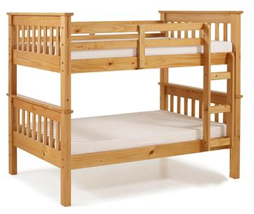 Kaiden Bunk Bed - Light Antique Pine
