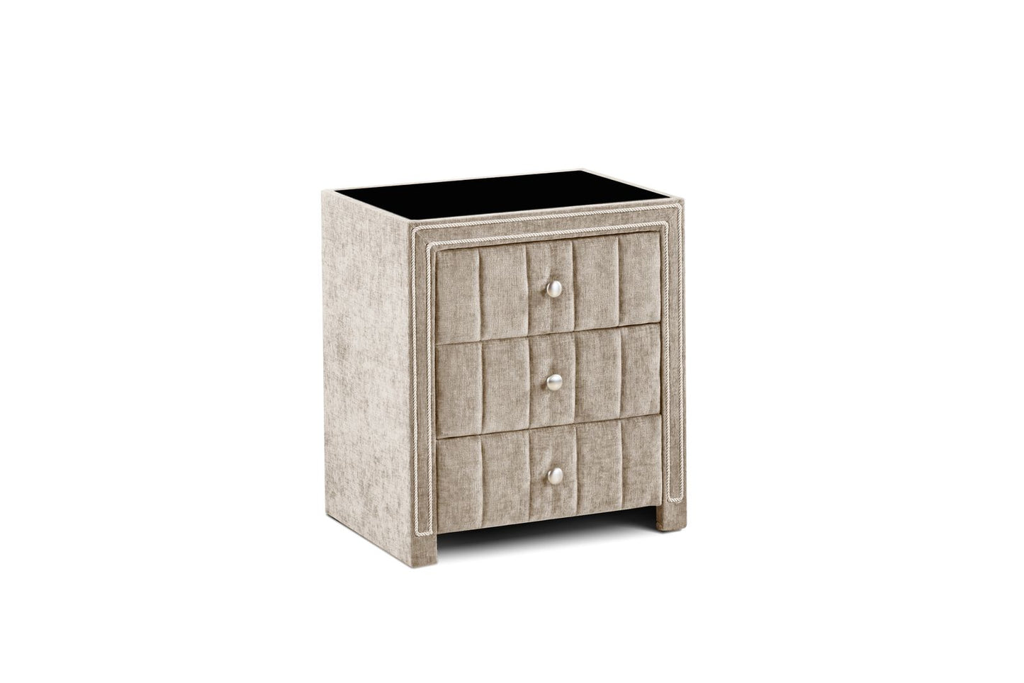 Amelia Bedside Locker Beige by Honey B