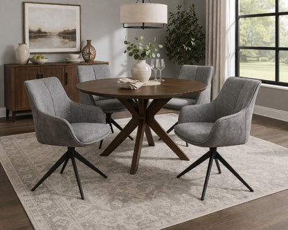 Anya Dining Chair Set Of 2 - Grey
