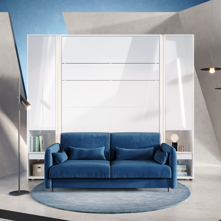 BC-18 Upholstered Sofa For BC-01 Vertical Wall Bed Concept 140cm