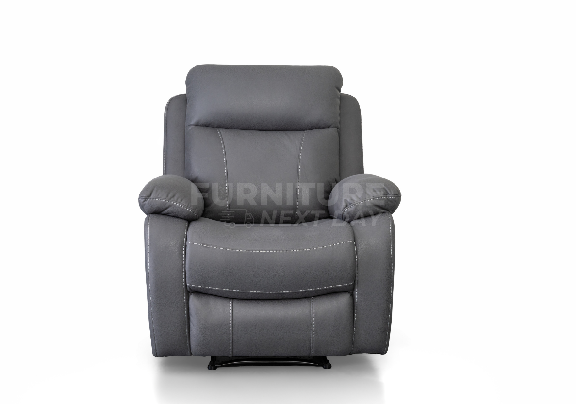 Barnhill 3+1+1 Grey Fabric Suite