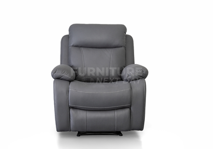 Barnhill 3+1+1 Grey Fabric Suite