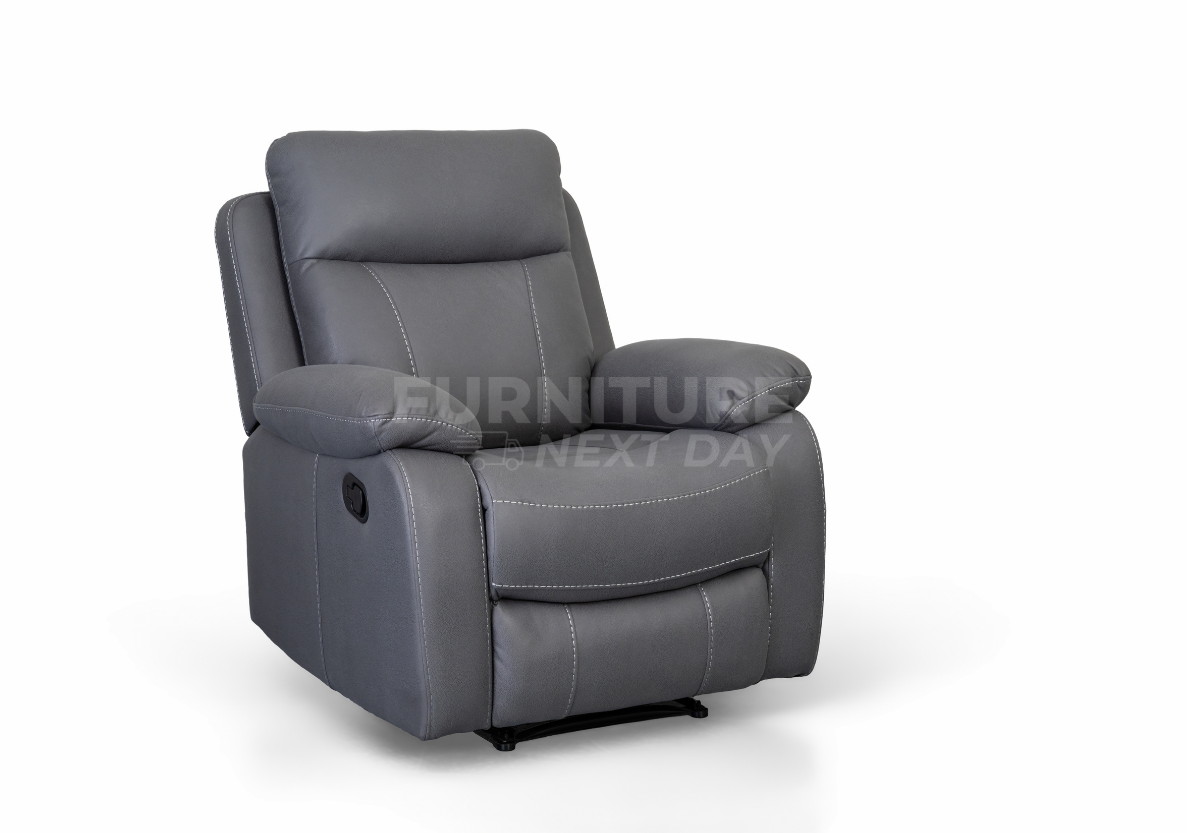 Barnhill 3+1+1 Grey Fabric Suite
