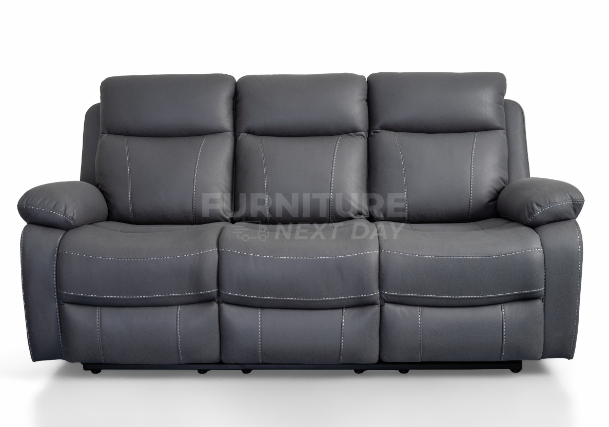 Barnhill 3+1+1 Grey Fabric Suite