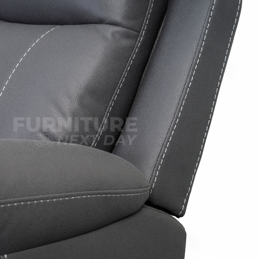 Barnhill 3 Seater Grey Fabric Suite