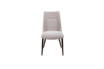 Cramele Dining Chair Set of 2, Natural Yarn with Brown Leg