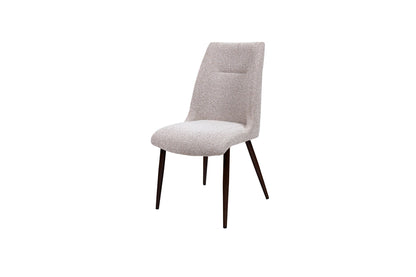 Cramele Dining Chair Set of 2, Natural Yarn with Brown Leg