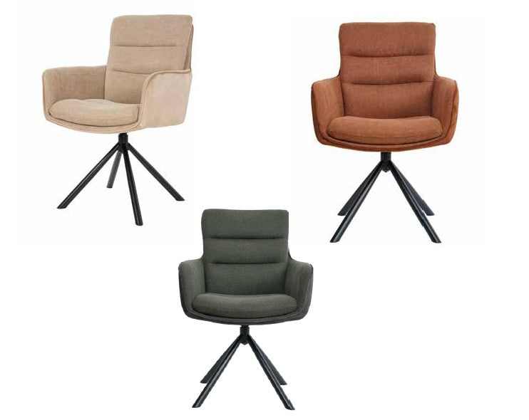 Carly Dining Chair Set Of 2 - Beige