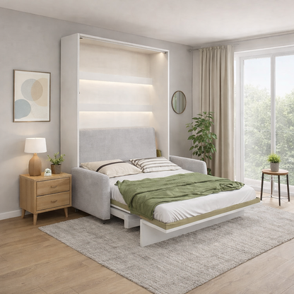 BC-17 Optional Headboard For BC-12 Vertical Wall Bed Concept 160cm