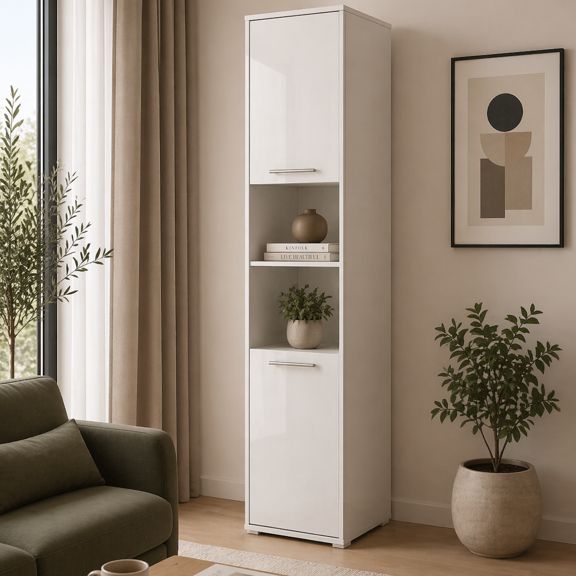 CP-08 Tall Storage Cabinet for Vertical Wall Bed Concept Pro