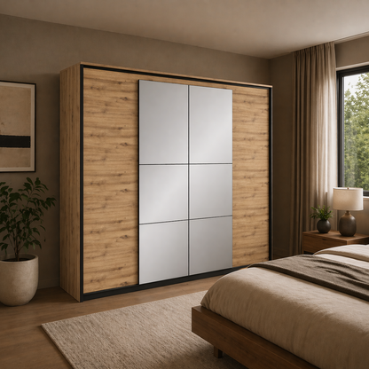 Quant QS-05 Hinged Wardrobe 250cm