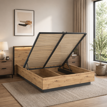 Quant QS-02 Ottoman Bed - 160cm