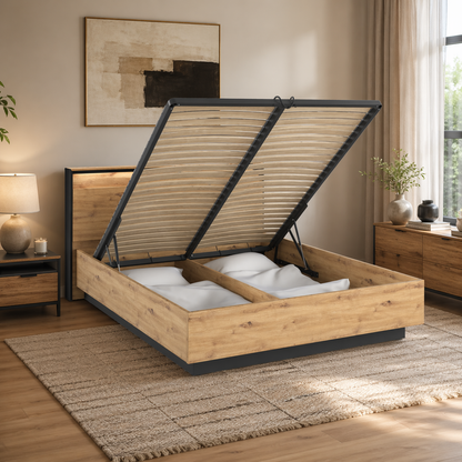 Quant QS-02 Ottoman Bed - 180cm
