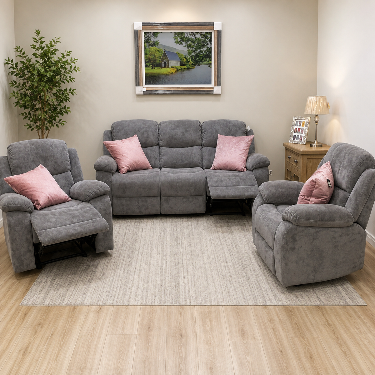 New Jersey 3+1+1 Reclining Suite
