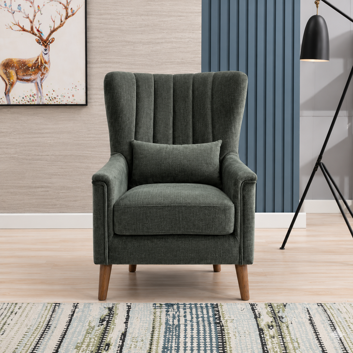 Genova 1 Seater - Winter Moss