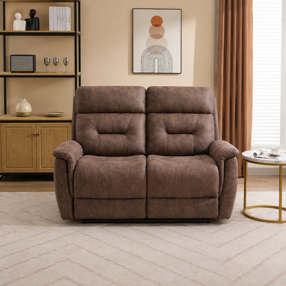 Paris 2 Seater Power Recliner - Chocolate
