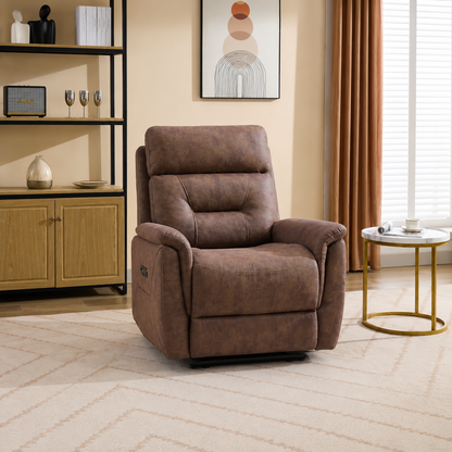 Paris Chair - Power Recliner - Chocolate