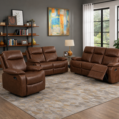 Barnhill 2 Seater Leathair - Tan