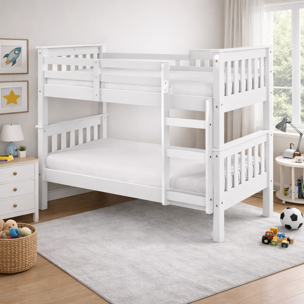 Alfie Bunk Bed - White