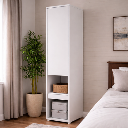 BC-07 Tall Storage Cabinet for Vertical Wall Bed Concept- 1 Door