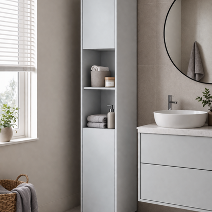 BC-08 Tall Storage Cabinet for Vertical Wall Bed Concept- 2 Door