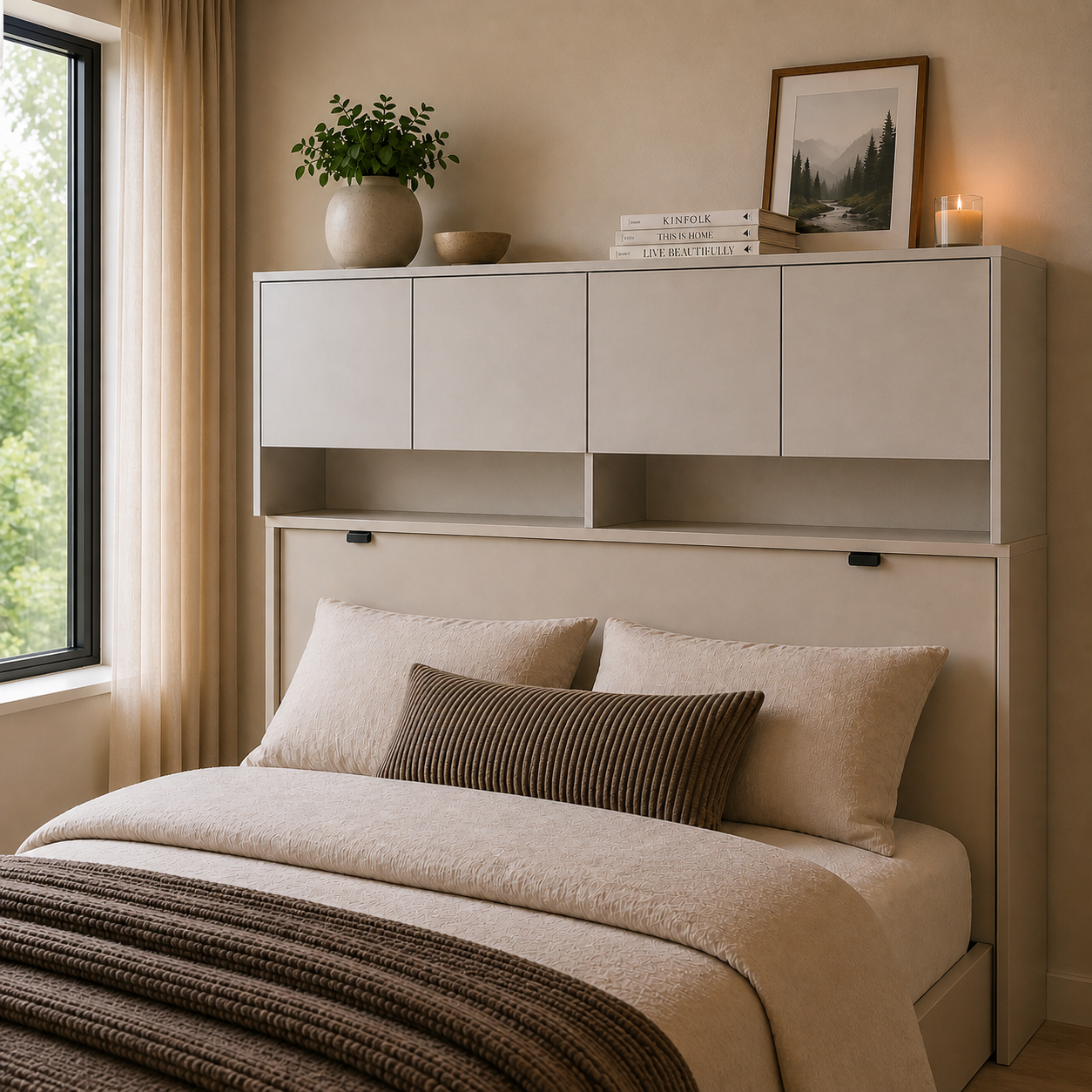 BC-10 Over Bed Unit for Horizontal Wall Bed Concept 120cm