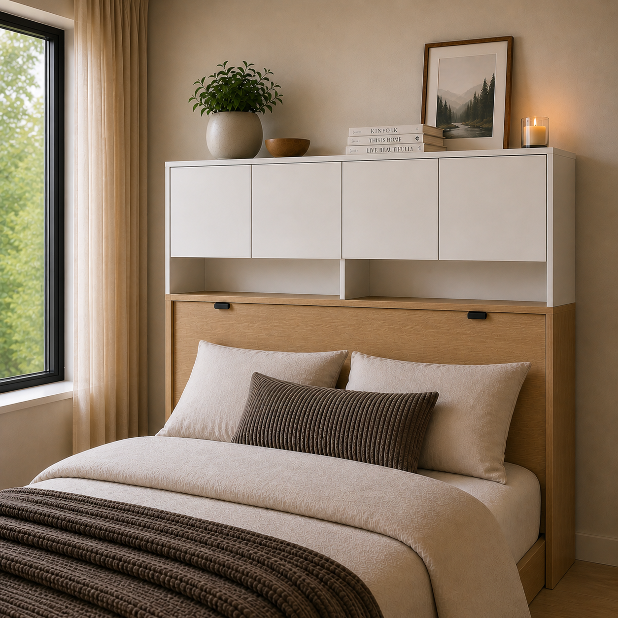 BC-10 Over Bed Unit for Horizontal Wall Bed Concept 120cm