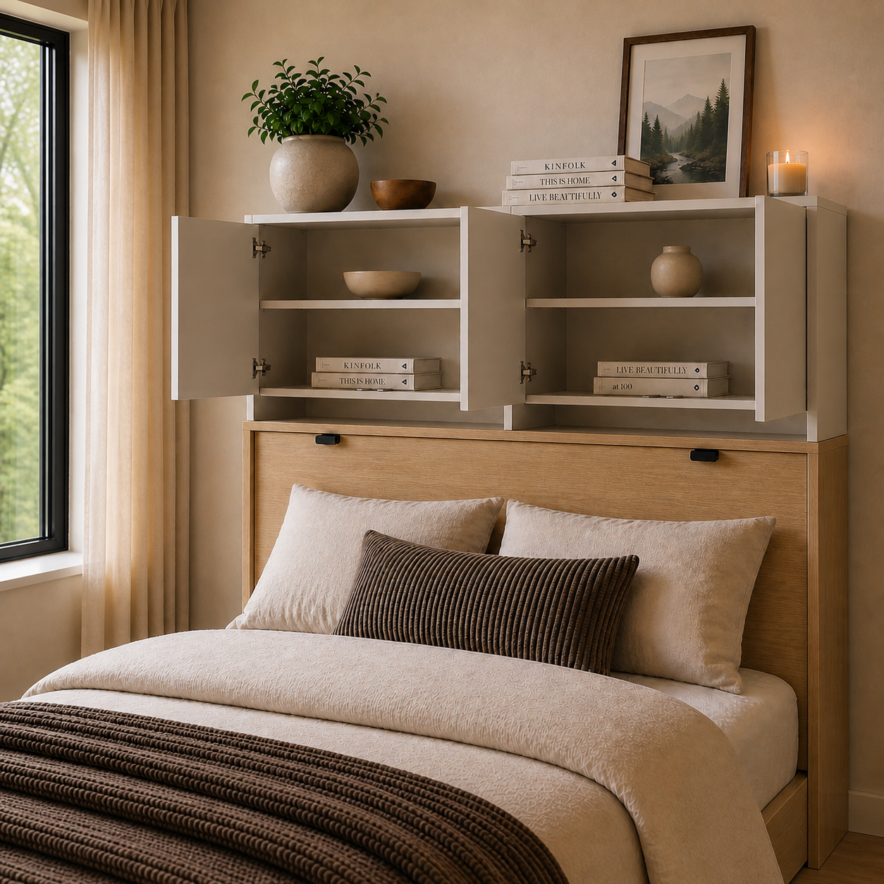 BC-10 Over Bed Unit for Horizontal Wall Bed Concept 120cm