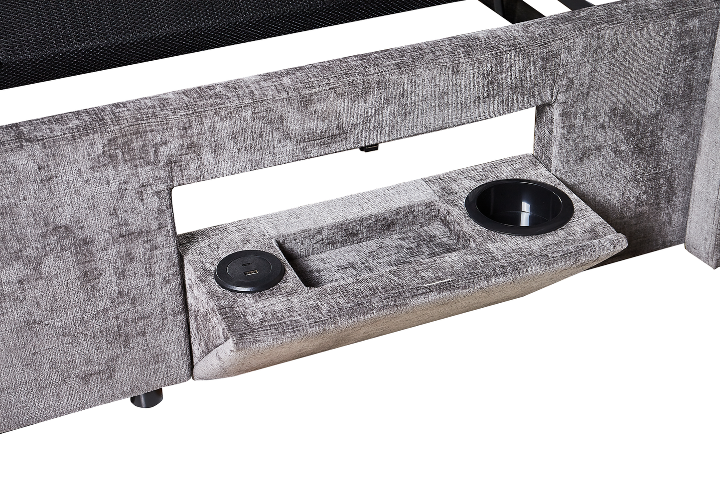Clara 3ft Single Storage Bed - Grey