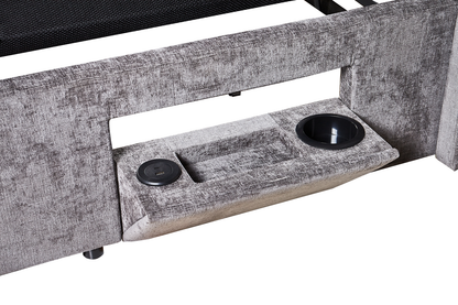 Clara 3ft Single Storage Bed - Grey