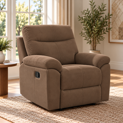 Violethill 1 Seater Fabric Manual Recliner