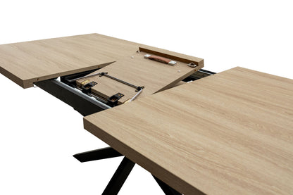 Duro 1.6m Extending Dining Table - Light Oak