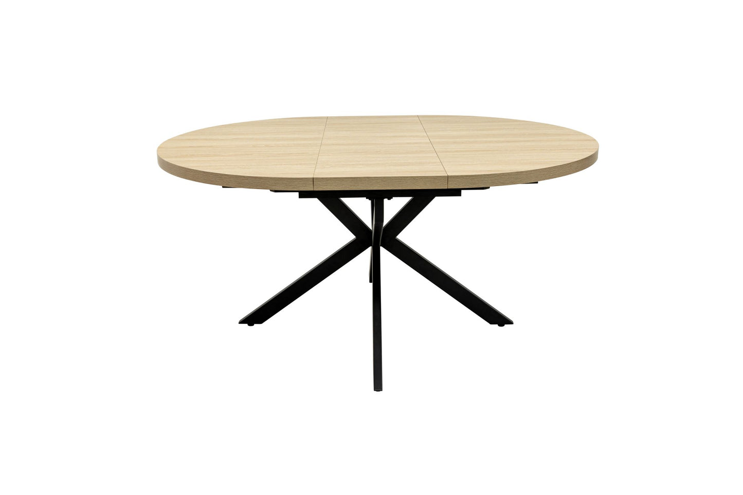 Duro 1.2m Round Extending Dining Table - Light Oak