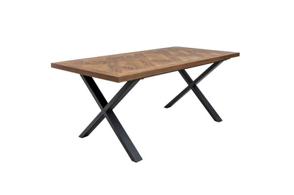 Estelas 1.8m Dining Table, Medium Elm Veneer