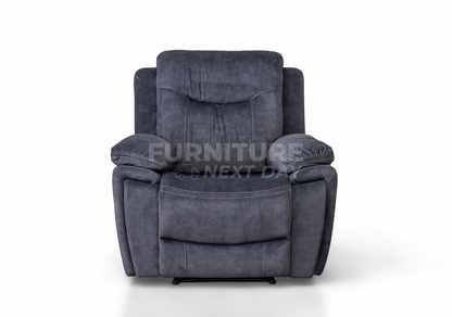 Foxlands 1 Seater Manual Recliner - Grey