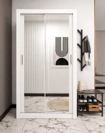 Venus 1.2m Sliderobe - White