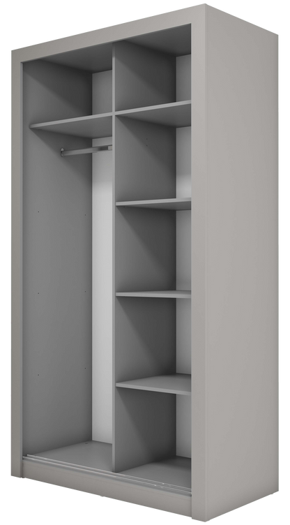 Venus 1.2m Sliderobe - Grey