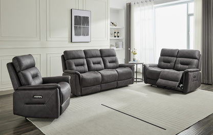 Paris Chair - Power Recliner - Grey