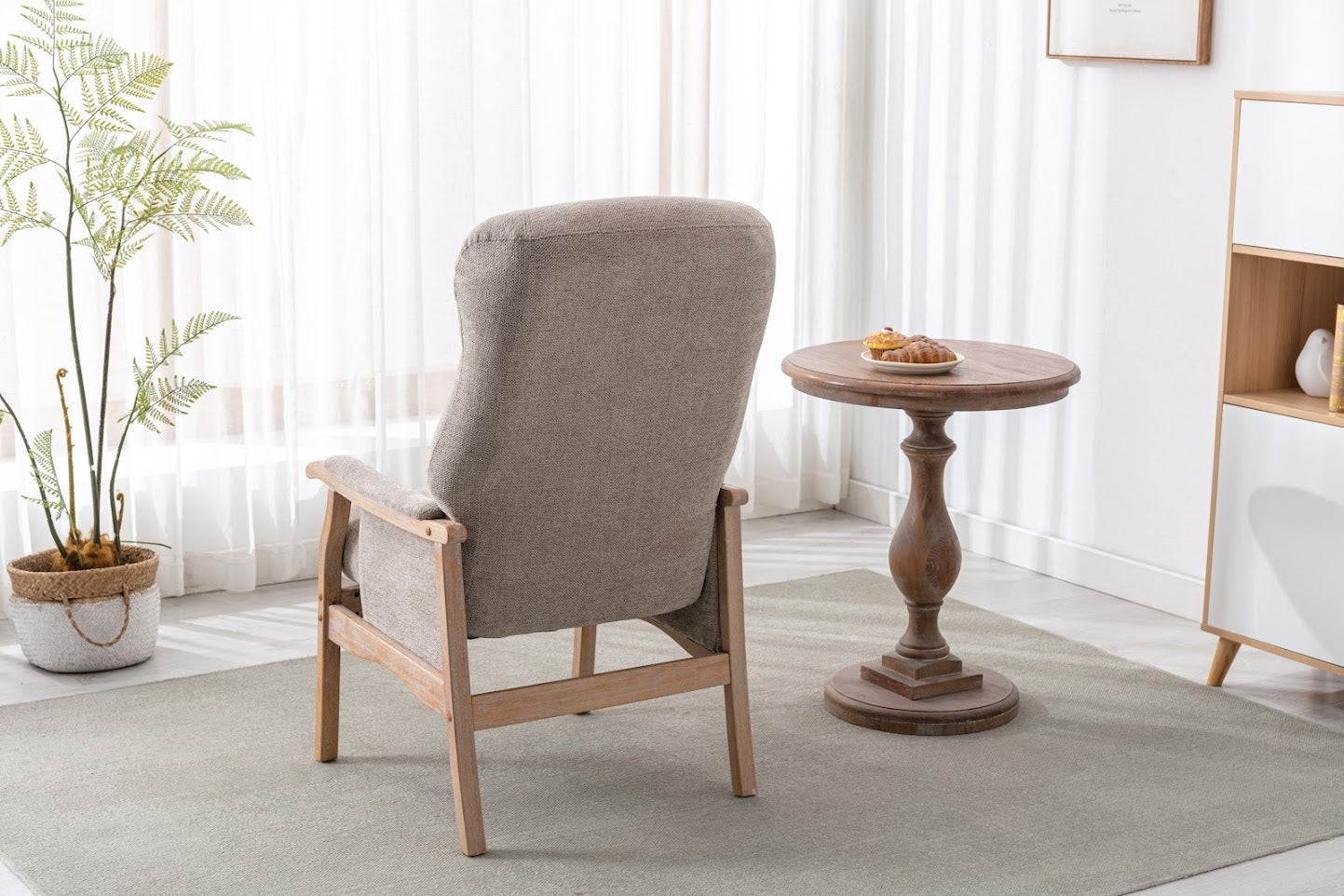Seville Fireside Chair - Oatmeal