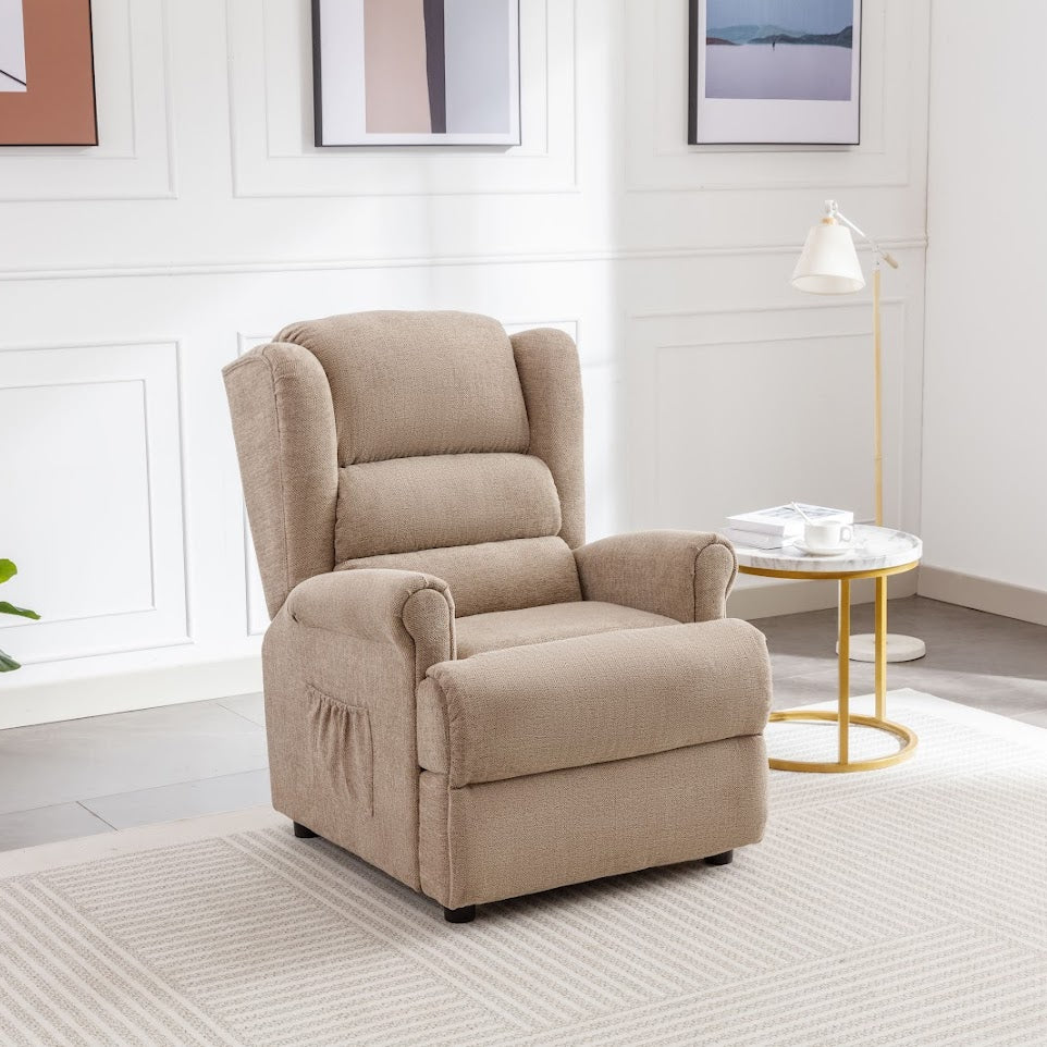 Bulgaria Fireside Chair - Oatmeal