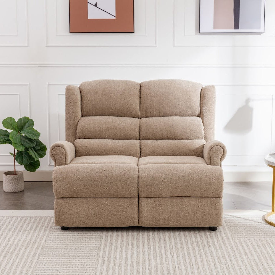 Bulgaria Fireside Loveseat - Oatmeal