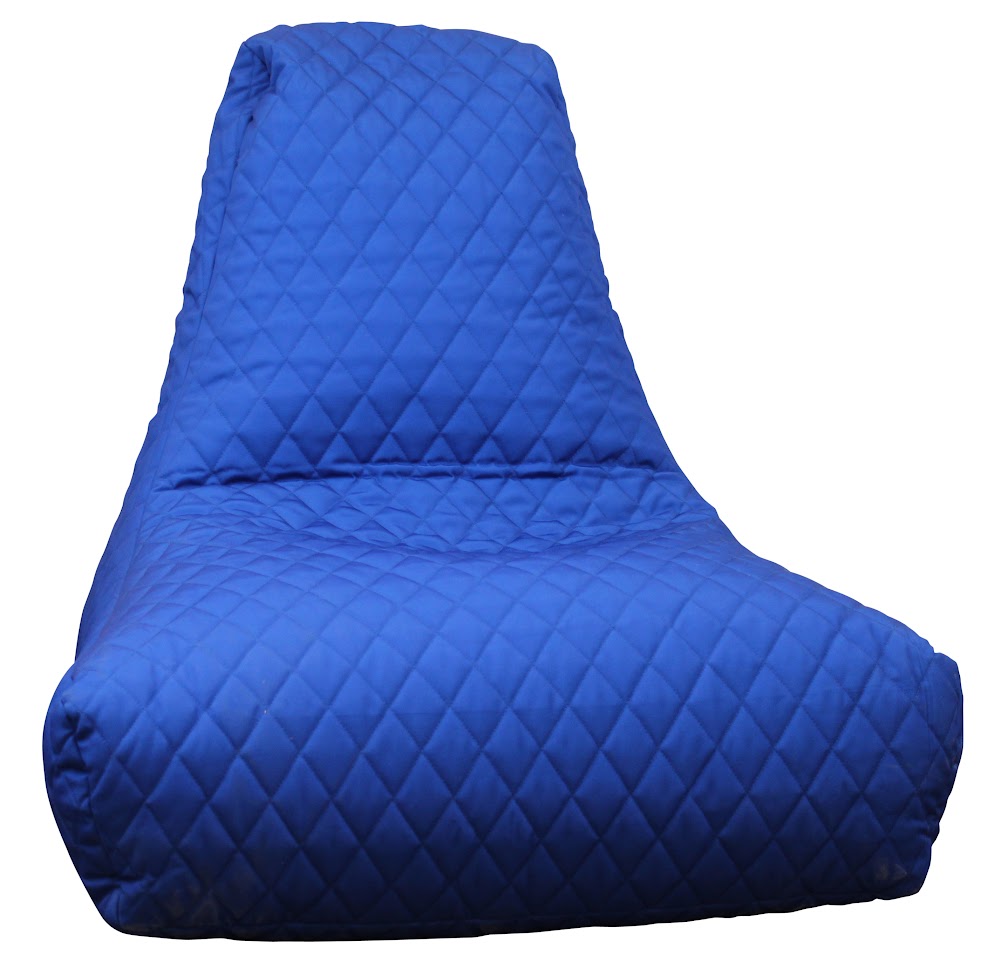 Cosy Quilted Bean Bag - Royal Blue