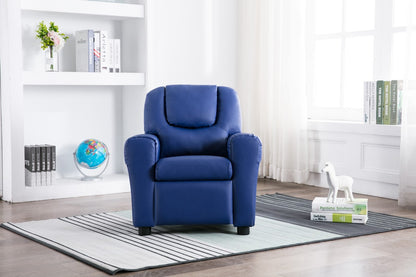 Childs Recliner with Cupholder - Blue