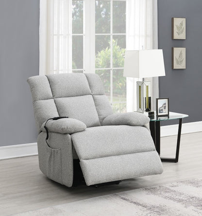 Pristina Lift & Rise Massage Chair - Light Grey
