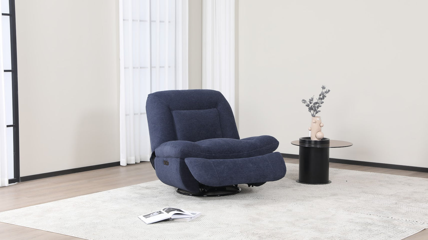 Belarus Reclining Chair - Dark Grey