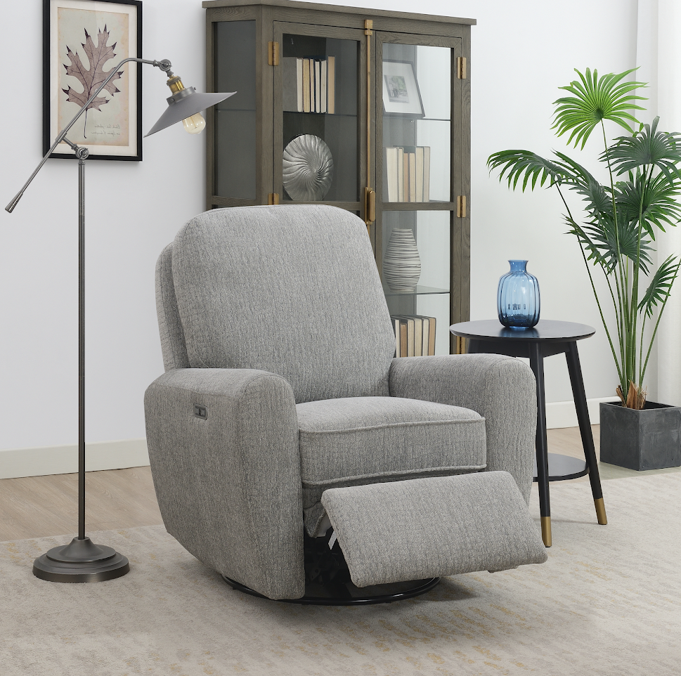 Rotterdam Swivel Chair - Nora Grey