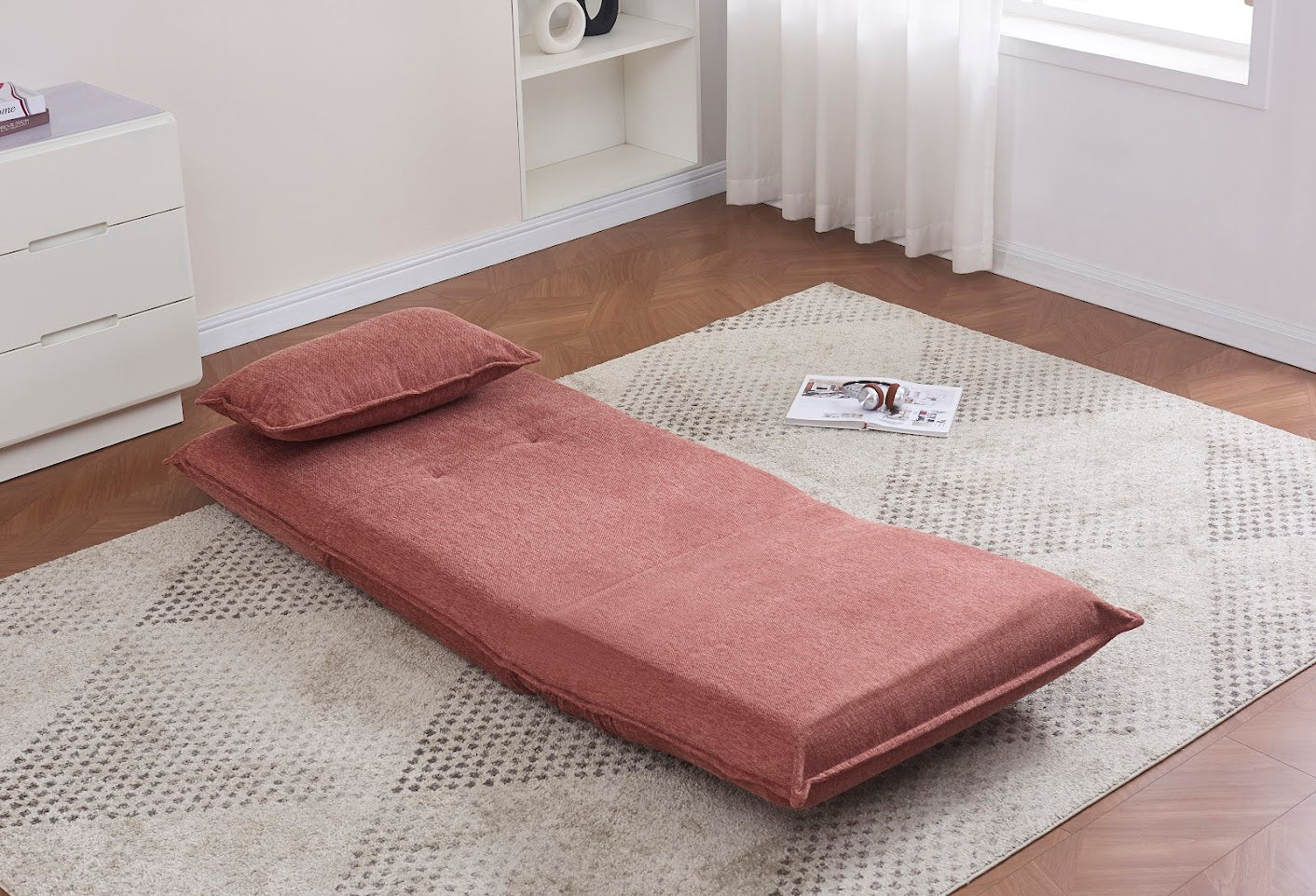 Gijon Sofa Bed Rust
